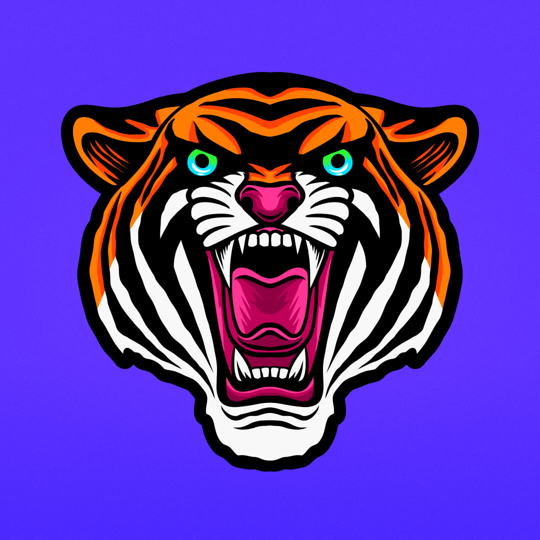 帽子 Peate Tiger mascot cap Tiger Mascot Hat | Vivid Creative Studio